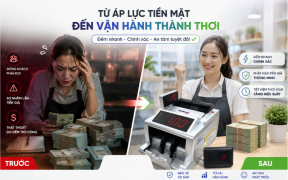 Máy đếm tiền MASU 365: Giải pháp tối ưu cho tiệm tạp hóa