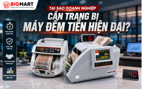 Tại sao doanh nghiệp cần trang bị máy đếm tiền hiện đại?