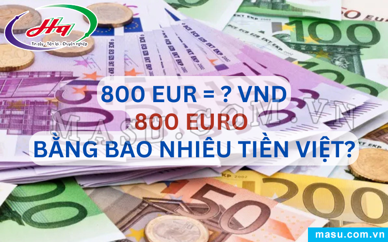 800 EURO bao nhiêu tiền Việt?