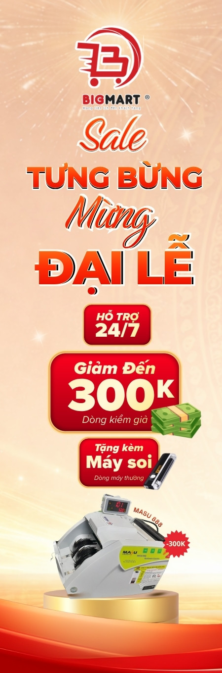 Khuyến mãi máy đếm tiền MASU T4-2026