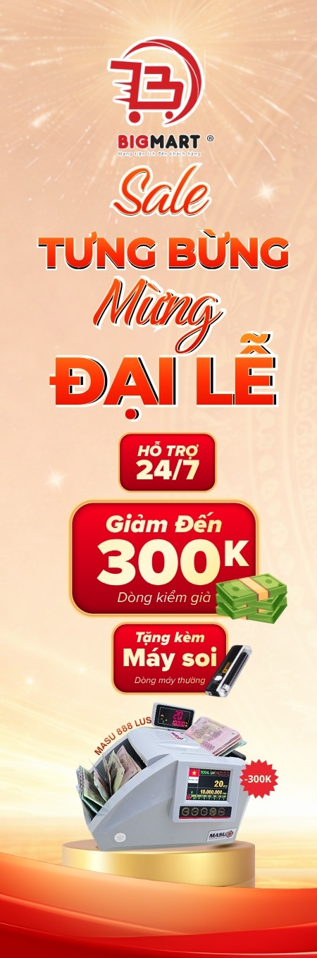 Khuyến mãi máy đếm tiền MASU T4-2026