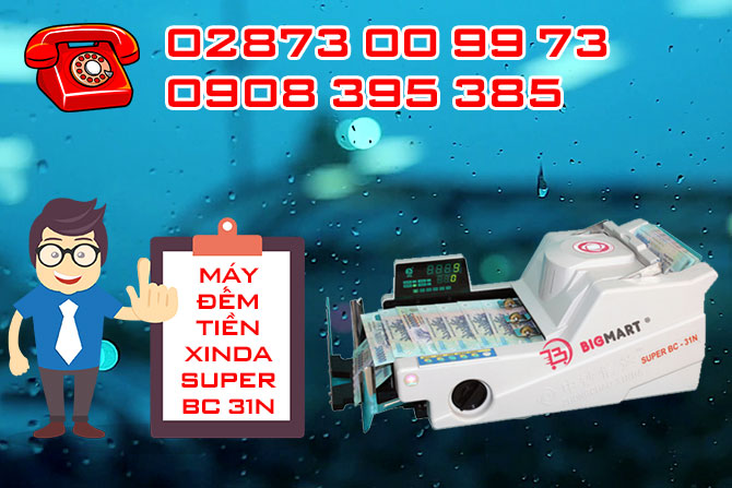 Máy đếm tiền Xinda Super BC 35 New