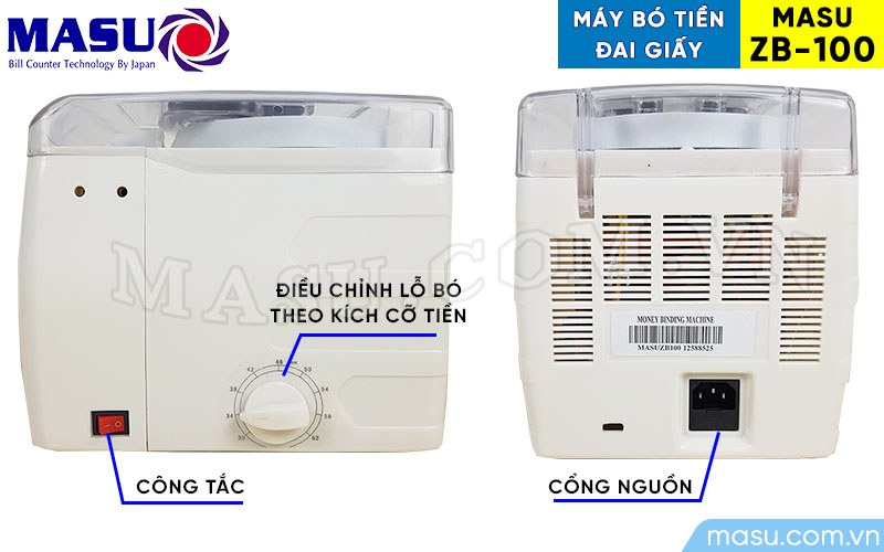 Mặt hông và mặt sau của MASU ZB-100