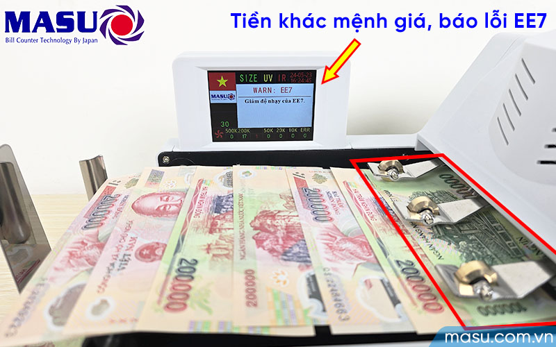 Bắt tiền khác mệnh giá dễ dàng với MASU 999 Plus