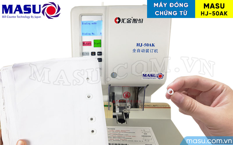 Máy đóng chứng từ sử dụng ống nhựa 6mm chắc chắn