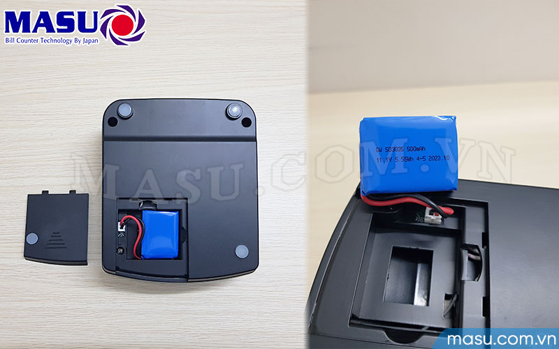 Tính di động cao với pin Lithium tích hợp sẵn có thể sạc