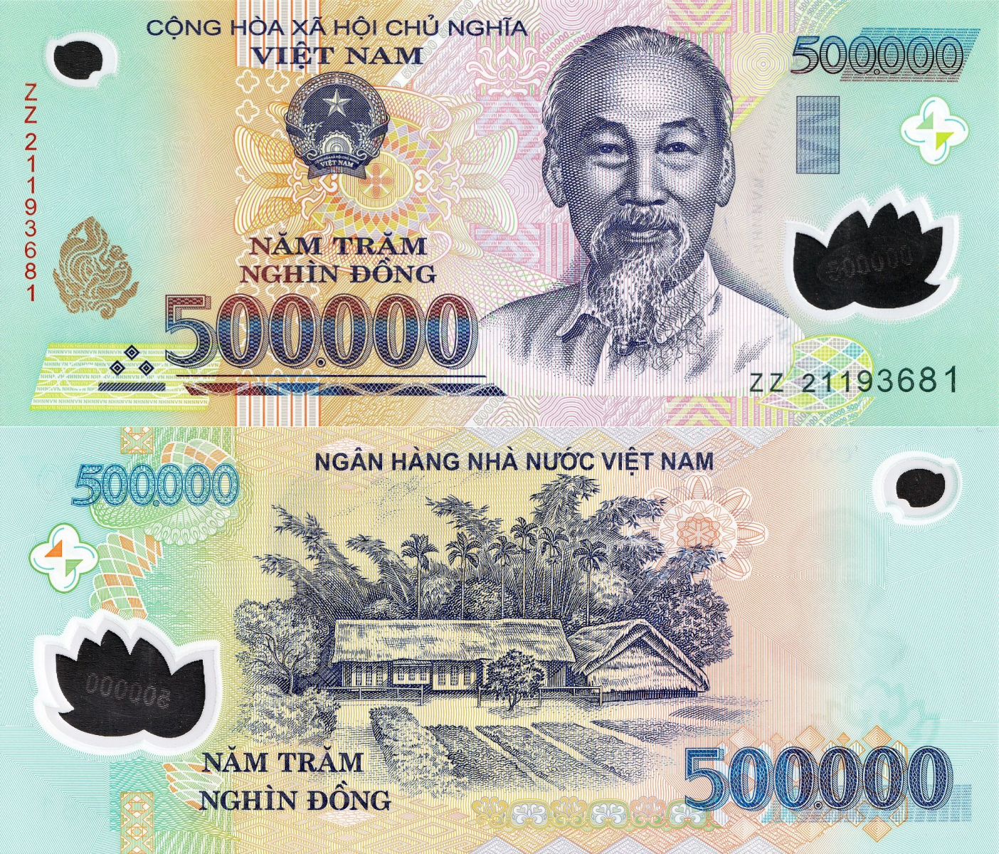 Tiền Việt Nam mệnh giá 500.000 đồng