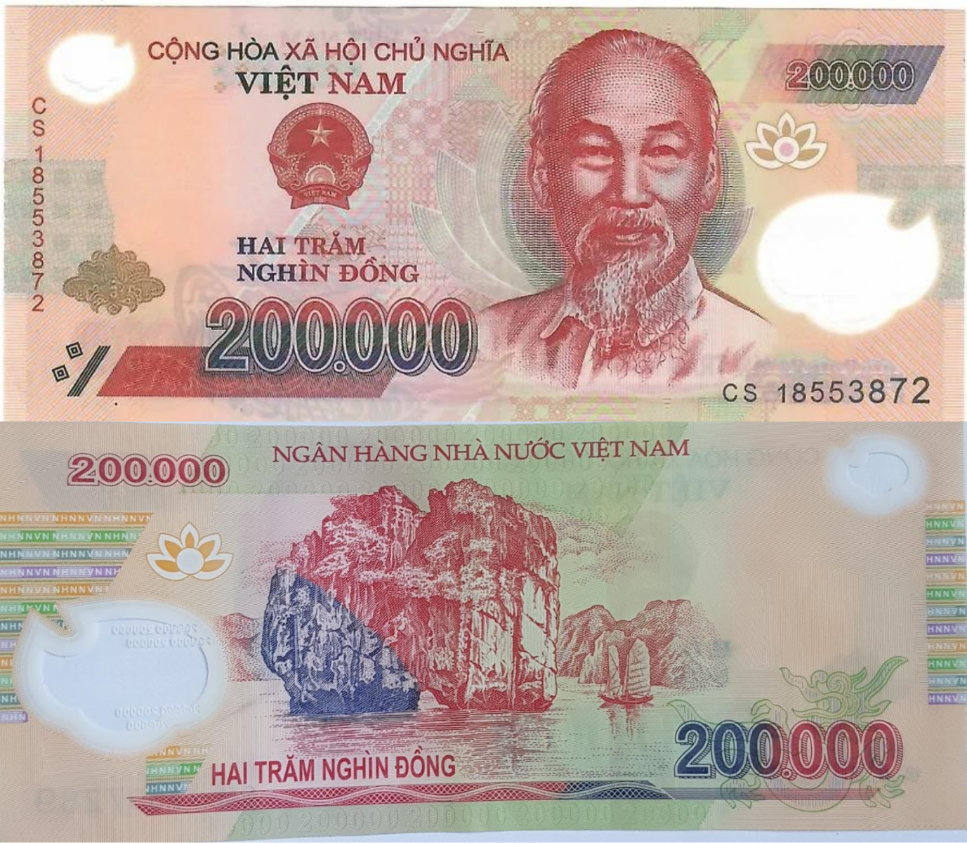 Tiền Việt Nam mệnh giá 200.000 đồng