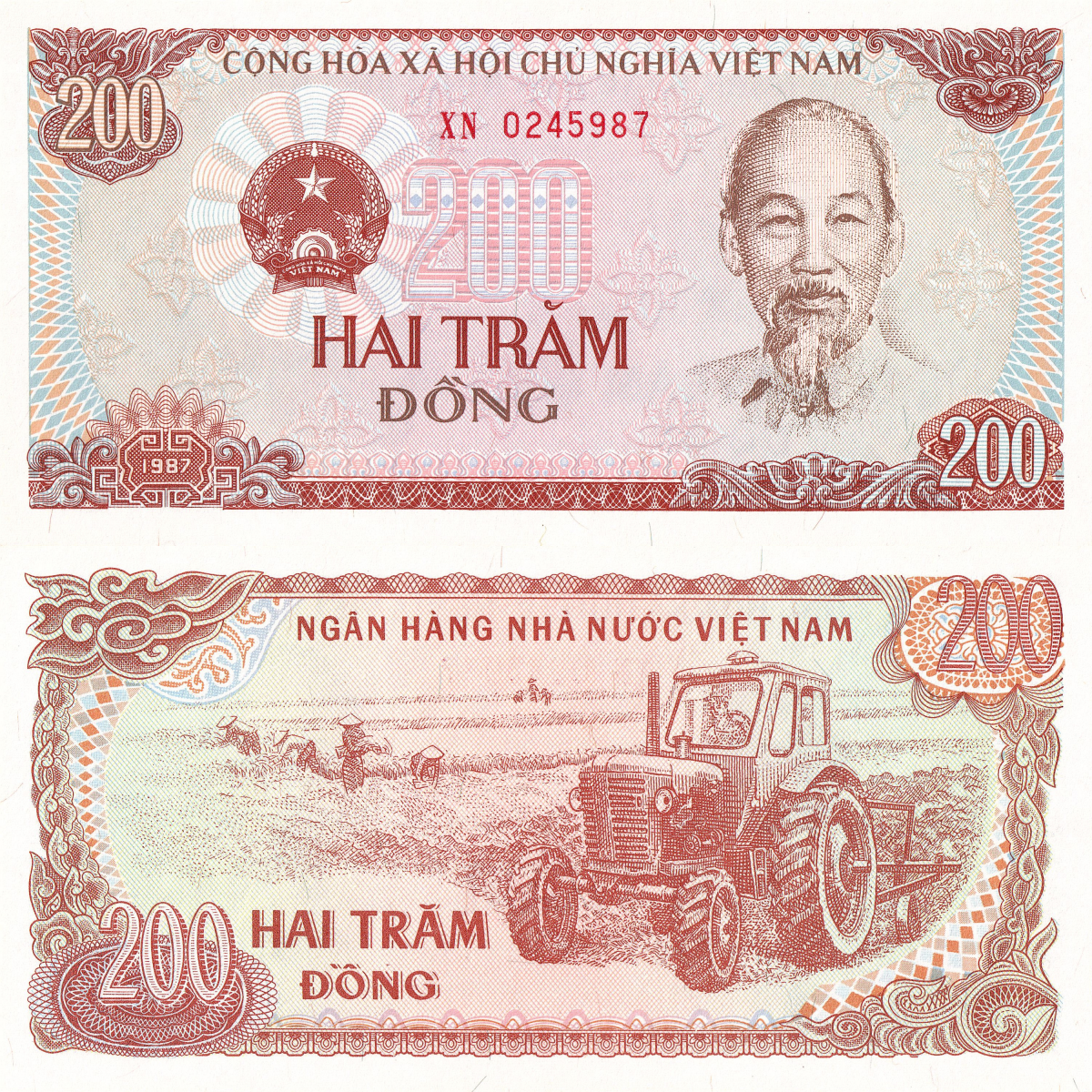 Tiền Việt Nam mệnh giá 200 đồng	