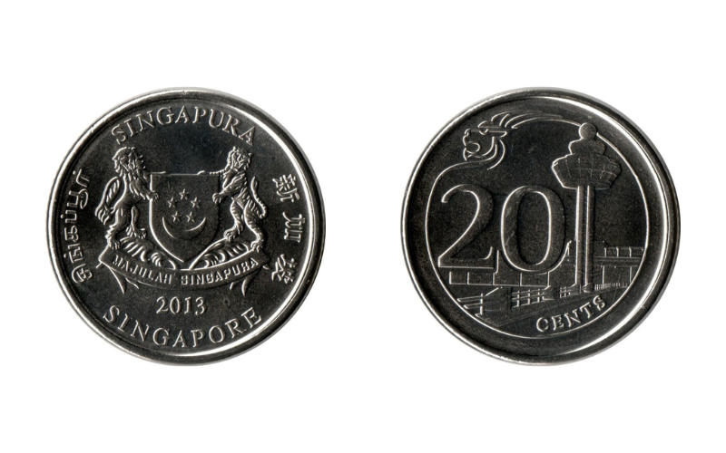 Đồng xu 20 cent Singapore