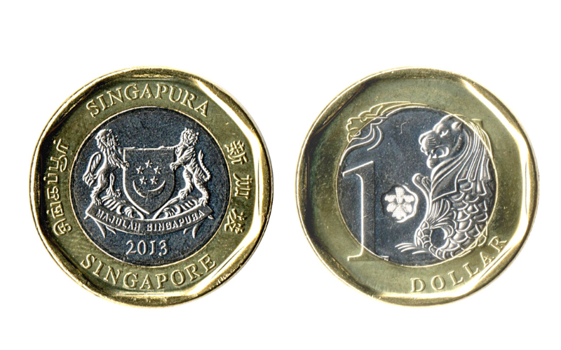 Đồng xu 1 Dollar Singapore