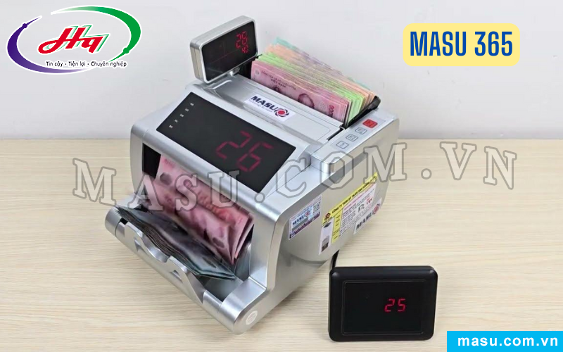 Máy đếm tiền Masu 365 đang có giá 3.750.000 VNĐ