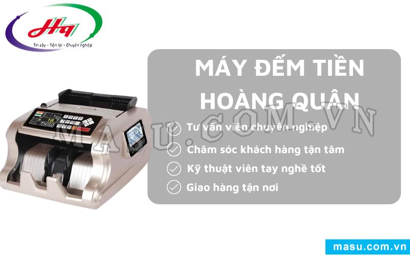 Những lợi ích khi mua máy đếm tiền Quảng Nam tại công ty Hoàng Quân