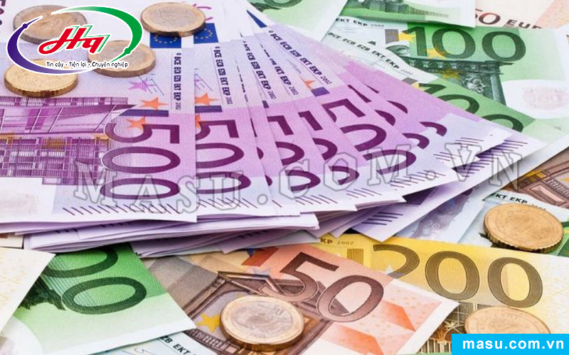 Quy đổi các mệnh giá Euro phổ biến sang VND