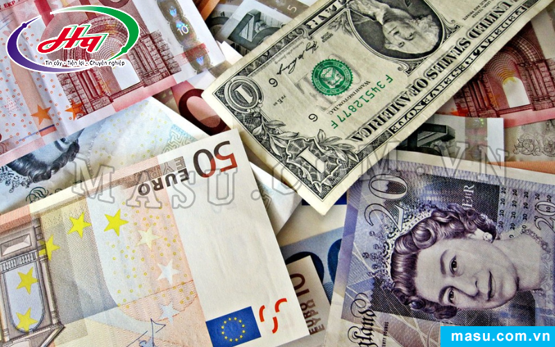 Tiền Euro so với các loại ngoại tệ khác