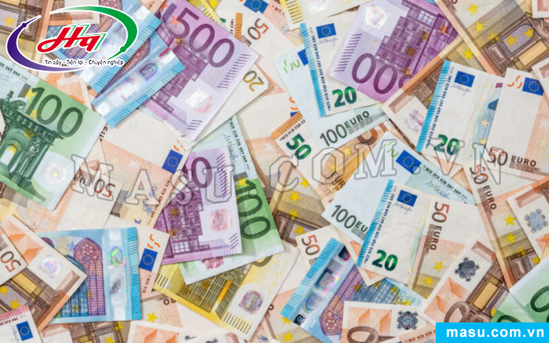 Các mệnh giá phổ biến tiền Euro