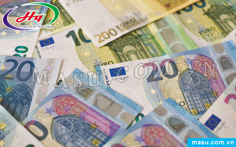 Quy đổi các mệnh giá tiền Euro sang tiền Việt