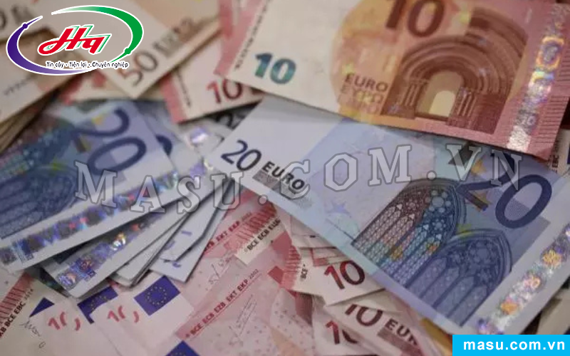 Đổi các mệnh giá Euro sang tiền Việt